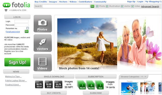 Giveaway: 14 days Subscription to Fotolia’s Royality-Free Images