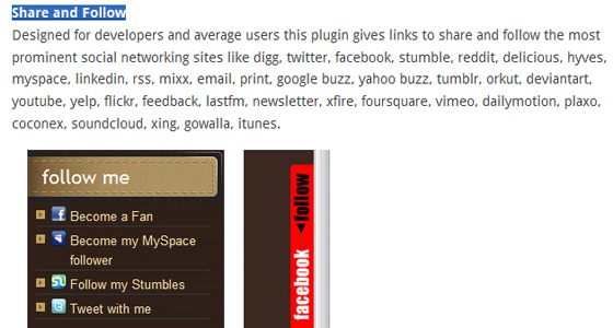 Wordpress social bookmarking plug-ins