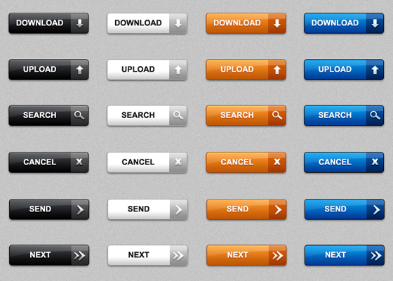 Web-Buttons-in-PSD