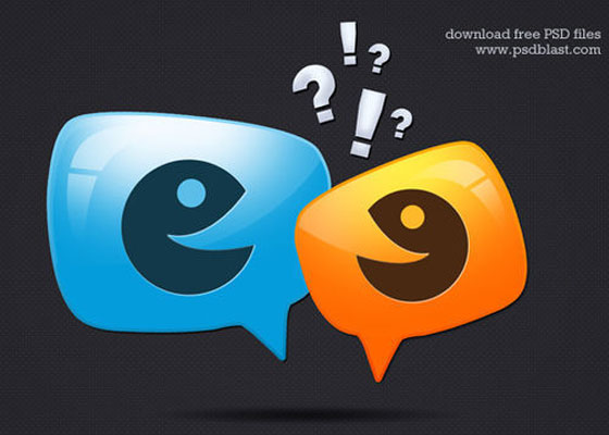 Glossy-Discussion-Icon