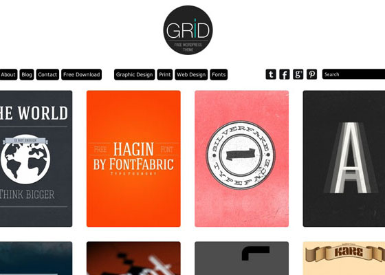 Grid Theme Responsive