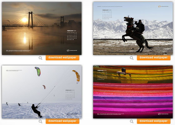 Desktop Wallpaper Calendar February 2013