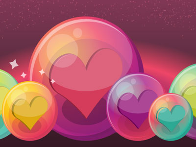 Heart-Bubble-Icons