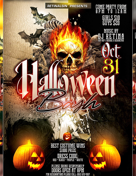 Halloween Bash Flyer