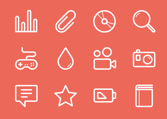 Flat design Icons