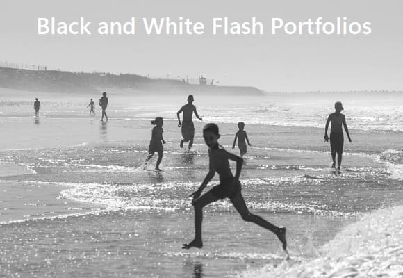 Black and White Flash Portfolios