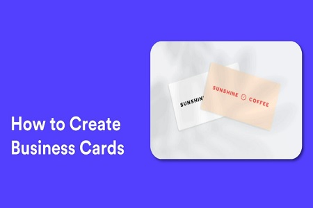 How to create business cards